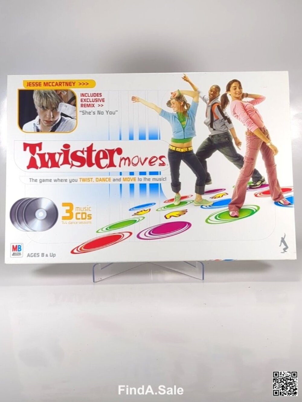 Twister Moves Dance Game with 3 Music CDs, Milton Bradley 2005